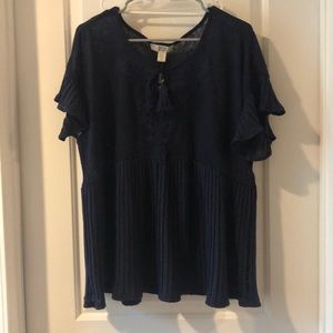Beautiful Navy Top